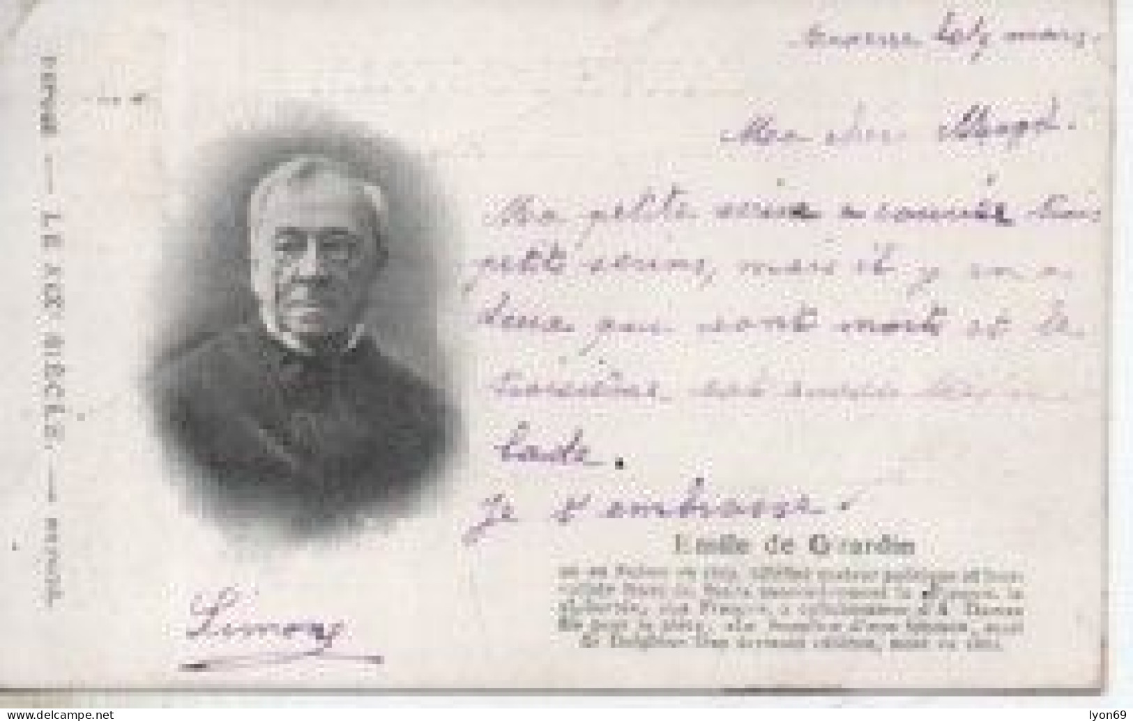 EMILE DE GIRARDIN    AGE D OR - Ecrivains