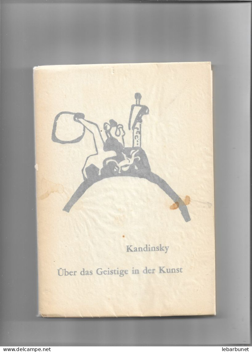 Livre 1952 Kandinski  Ubere Das Geistige In Der Kunst - Kunstführer