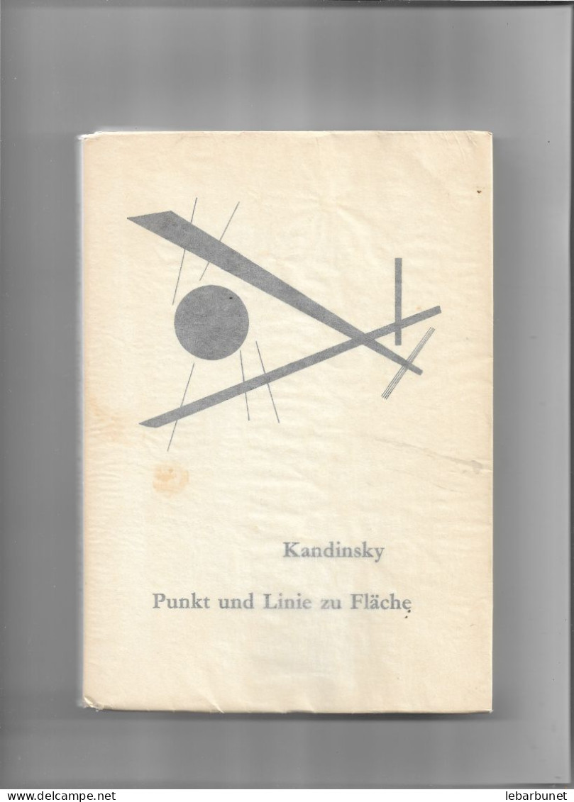 Livre 1955 Kandinski  Punkt Und Linie Zu Flache - Arte