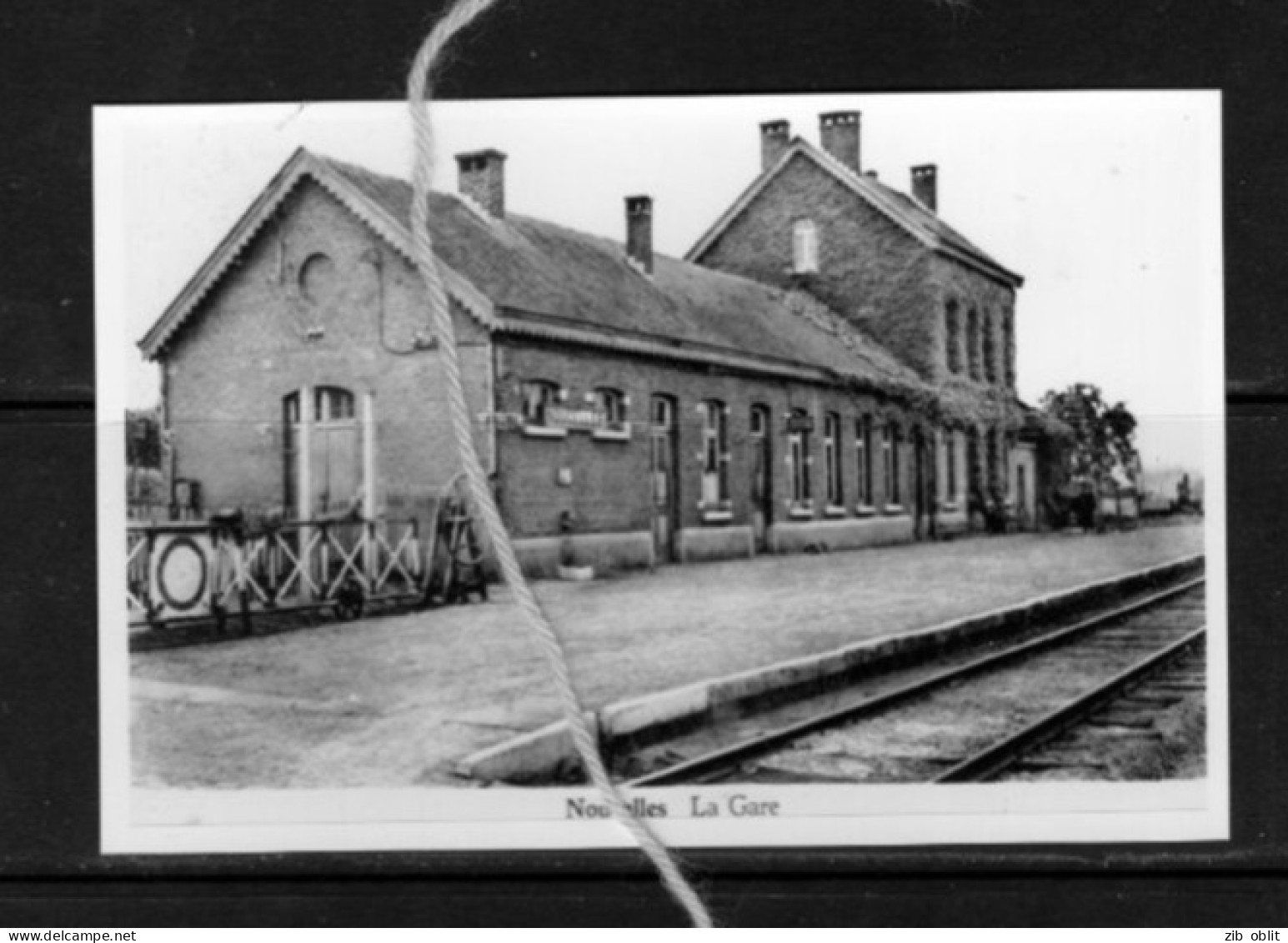 PHOTO NOUCELLES BRAINE LE CHATEAU BRABANT WALLON  GARE STATION REPRO - Kasteelbrakel