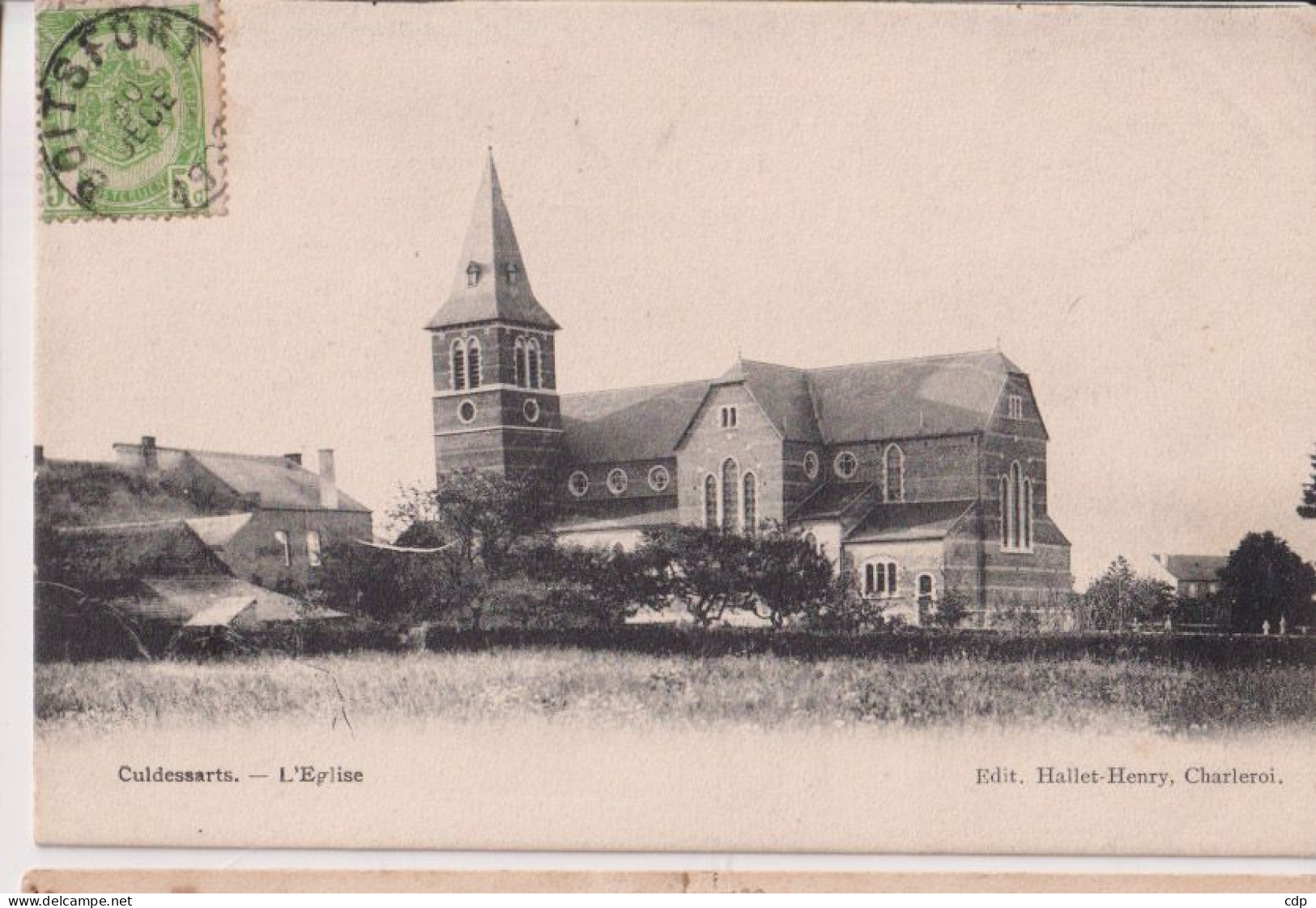 Cpa Culdessarts  église - Cul-des-Sarts