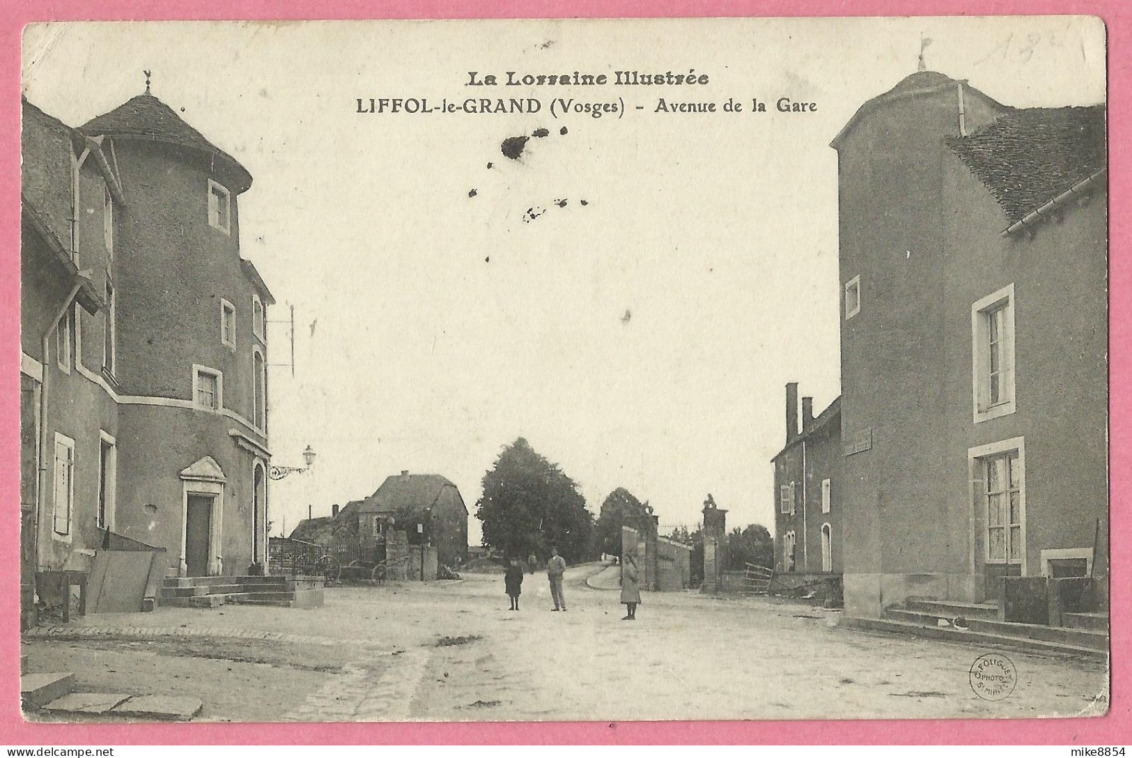 CHA331   CPA  LIFFOL-LE-GRAND (Vosges)  Avenue De La Gare  ++++++ - Liffol Le Grand