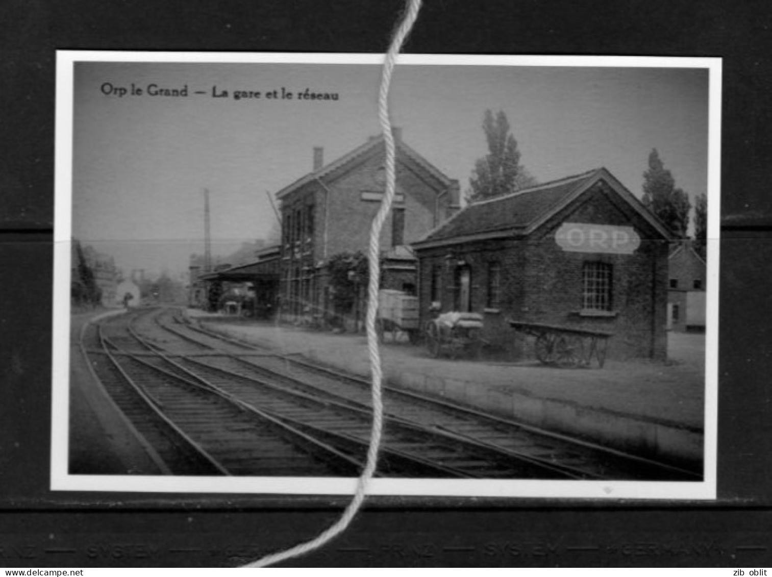 PHOTO ORP LE GRAND ORP JAUCHE  BRABANT WALLON GARE REPRO - Orp-Jauche