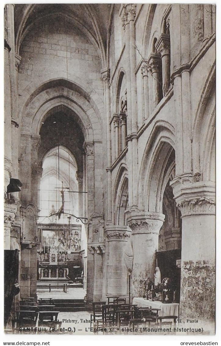 CPA - SANTEUIL - L'EGLISE XIIE SIECLE ( MONUMENT HISTORIQUE ) - Santeuil