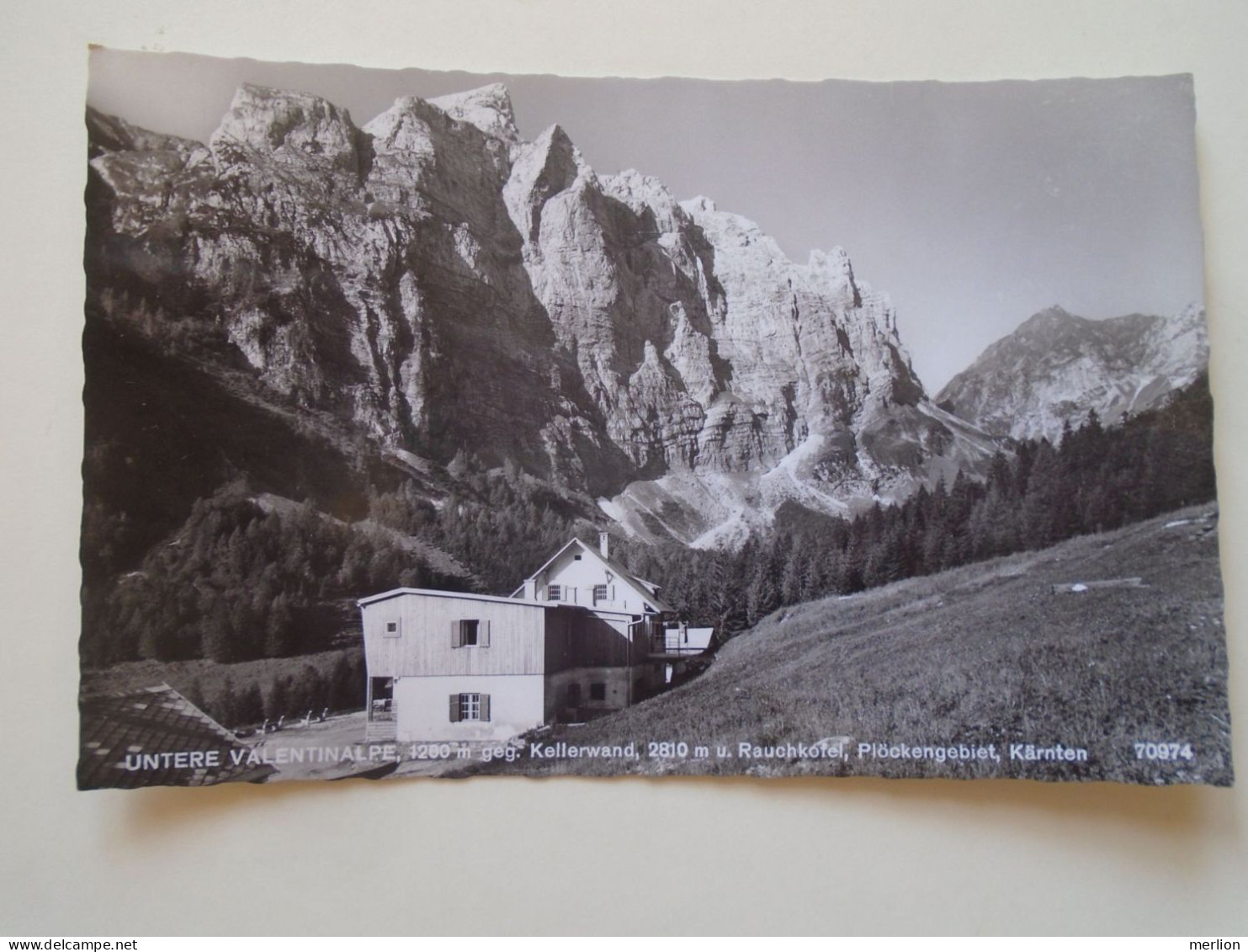 D197142   Österreich  -  Untere Valentinalpe Mit Kellerwand  Kärnten - Lesachtal