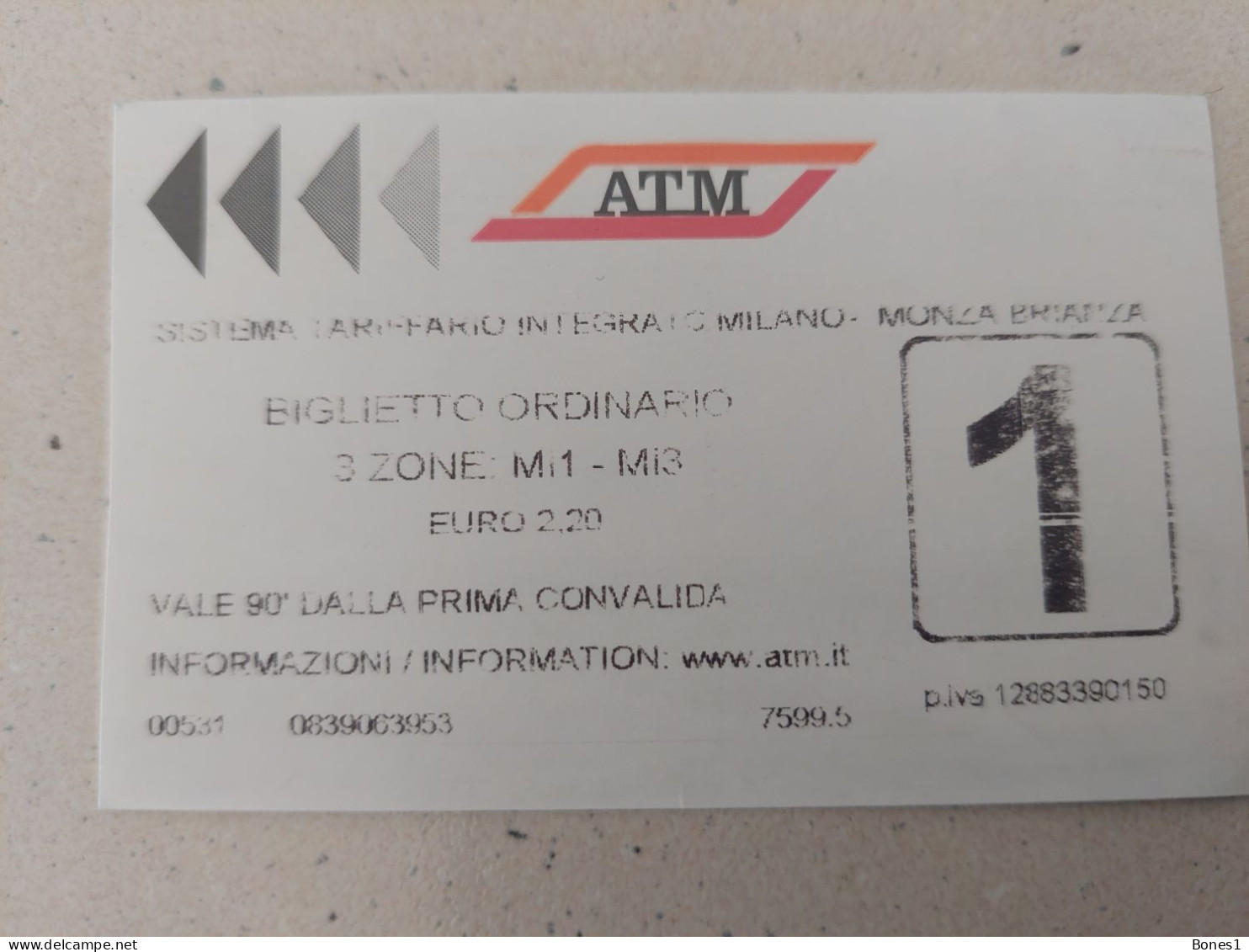 Italy Milan Metro Ticket 2023 - Europe