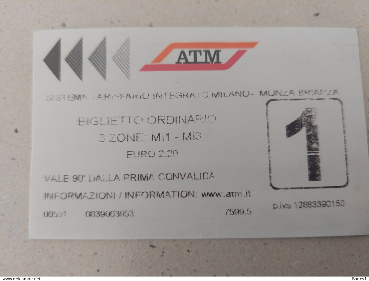 Italy Milan Metro Ticket 2023 - Europa