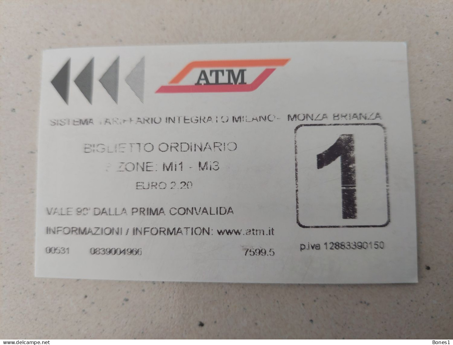 Italy Milan Metro Ticket 2023 - Europa