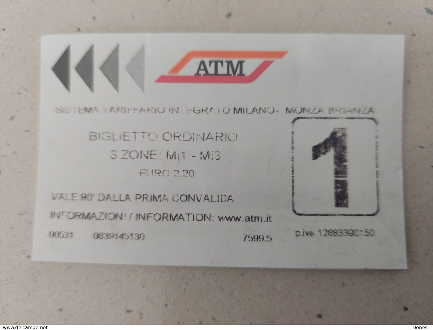 Italy Milan Metro Ticket 2023 - Europa