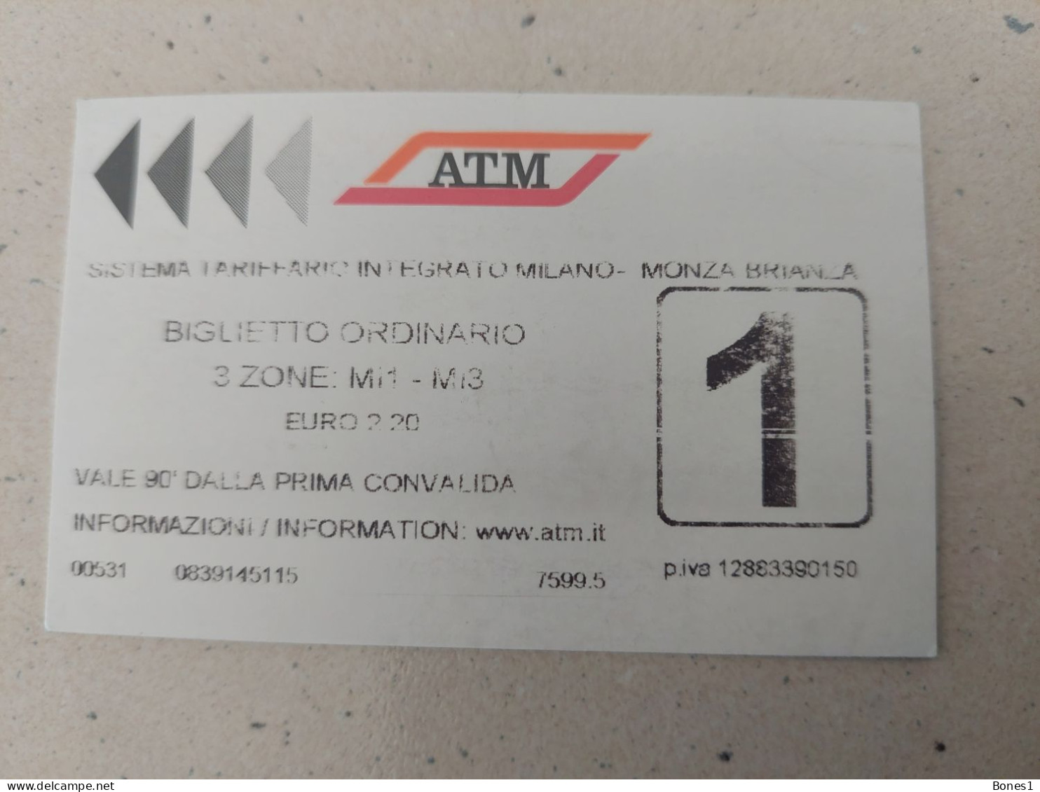 Italy Milan Metro Ticket 2023 - Europa