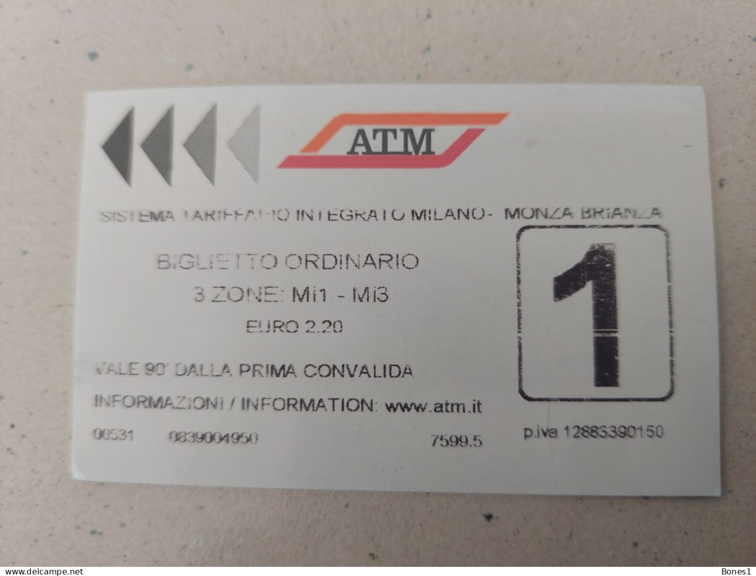 Italy Milan Metro Ticket 2023 - Europa