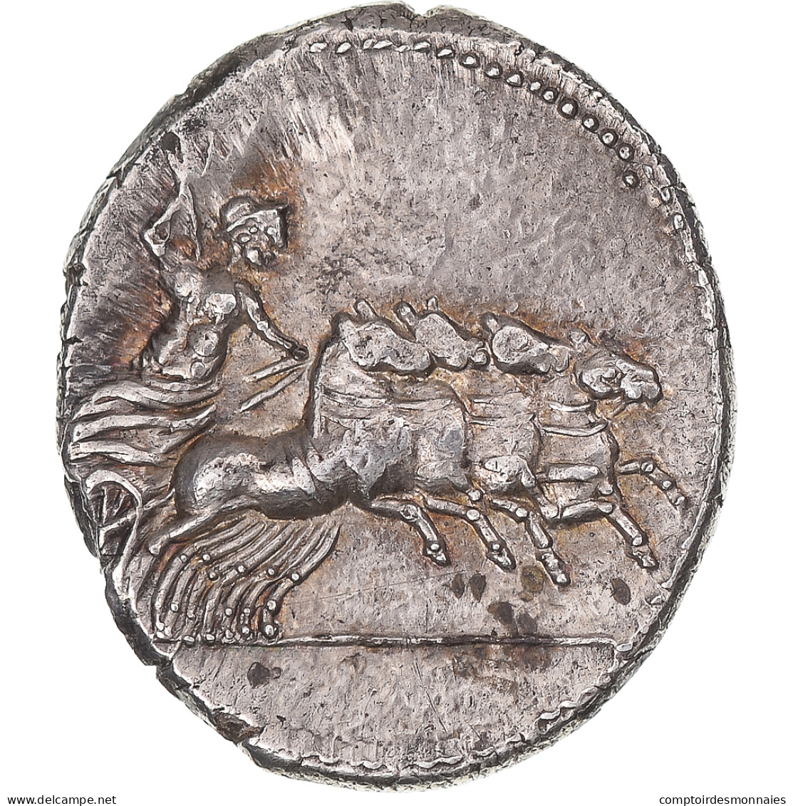 Monnaie, Anonyme, Denier, 86 BC, Rome, TTB+, Argent, Sear:266, Crawford:350/a2 - Republiek (280 BC Tot 27 BC)