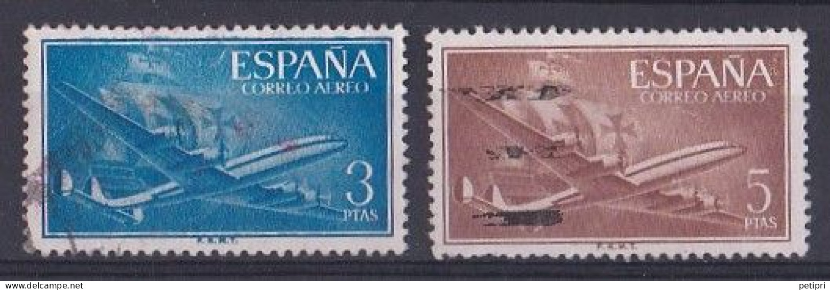 Espagne - Poste Aérienne  Y&T  N °  272  274  Oblitéré - Usados