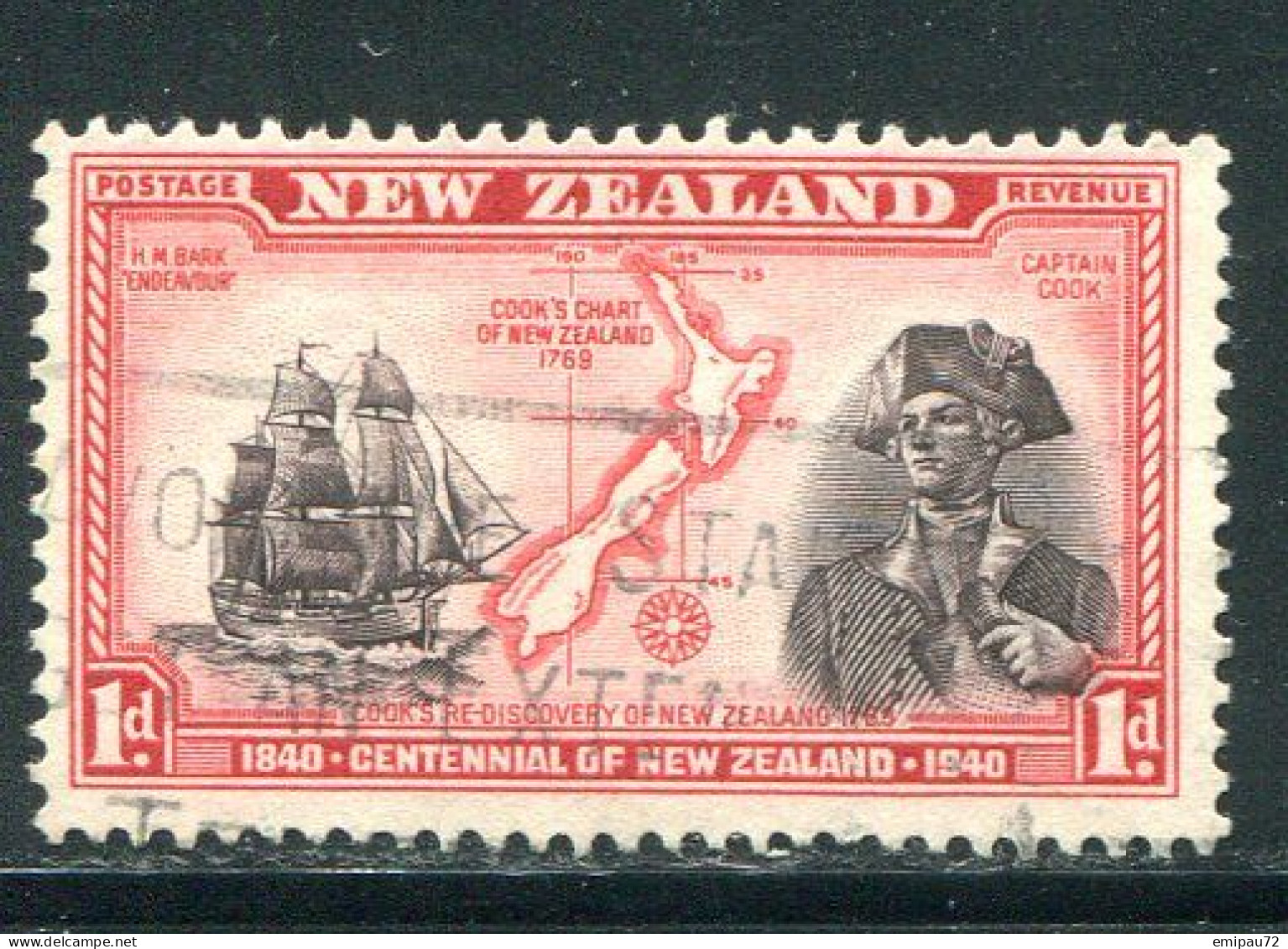 NOUVELLE ZELANDE- Y&T N°244- Oblitéré - Used Stamps