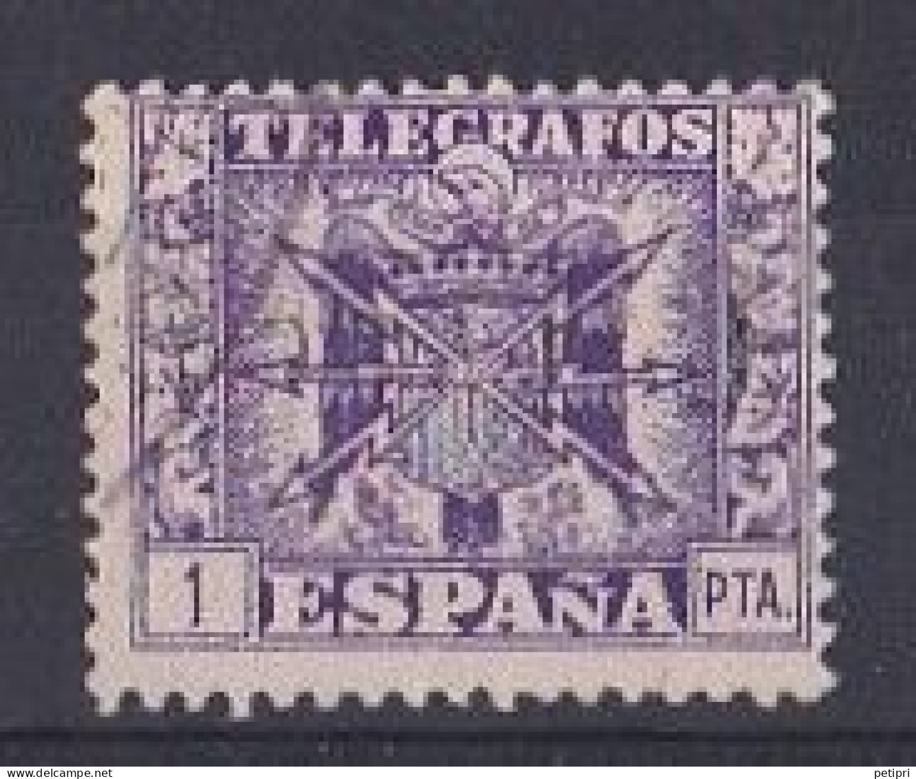 Espagne - Télégraphe  Y&T  N ° 93  Oblitéré - Telegraph