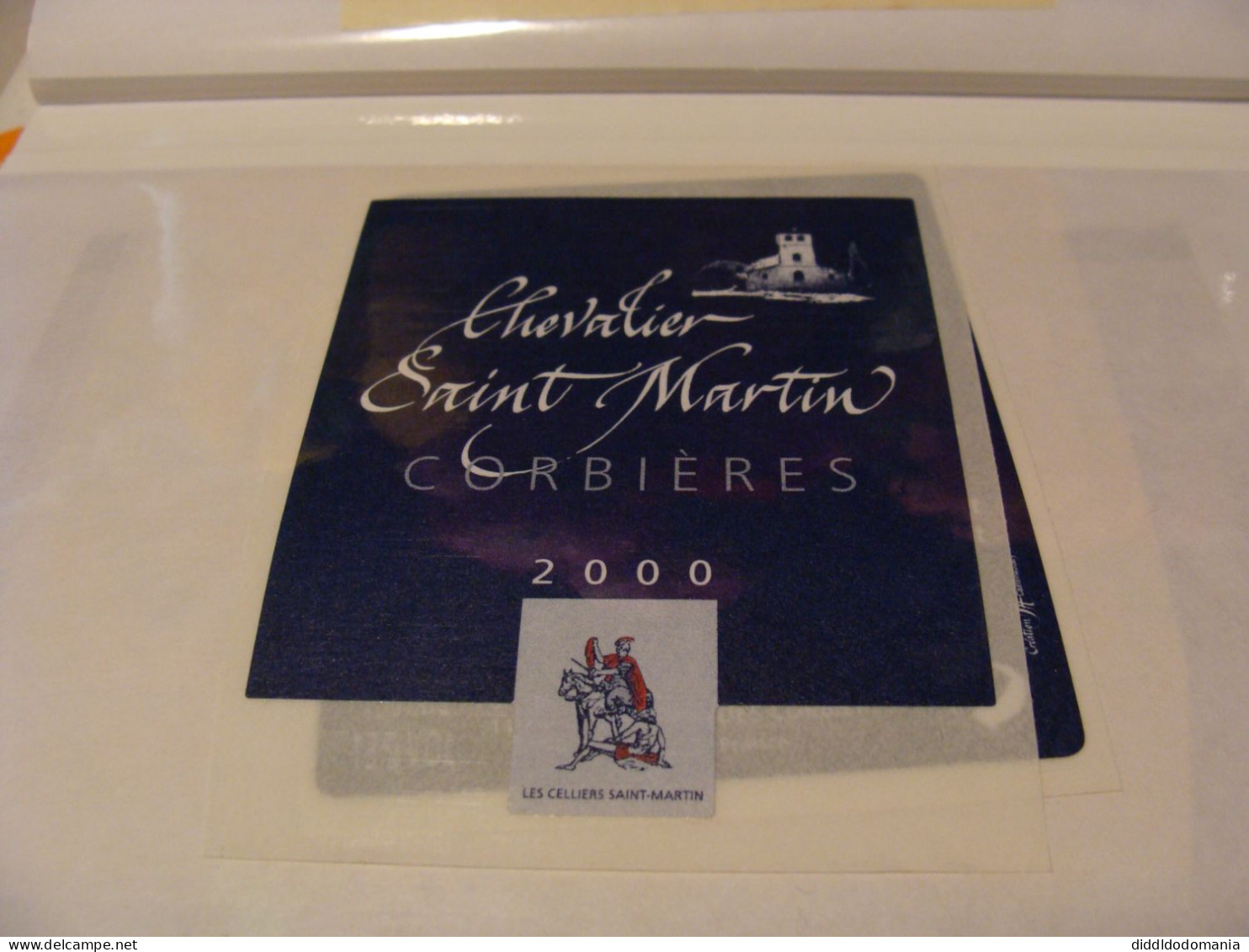 Etiquette De Vin Jamais Collée Wine Label  Weinetikett 1 Etiquettes Languedoc Roussillon Corbieres Chevalier Martin 2000 - Languedoc-Roussillon