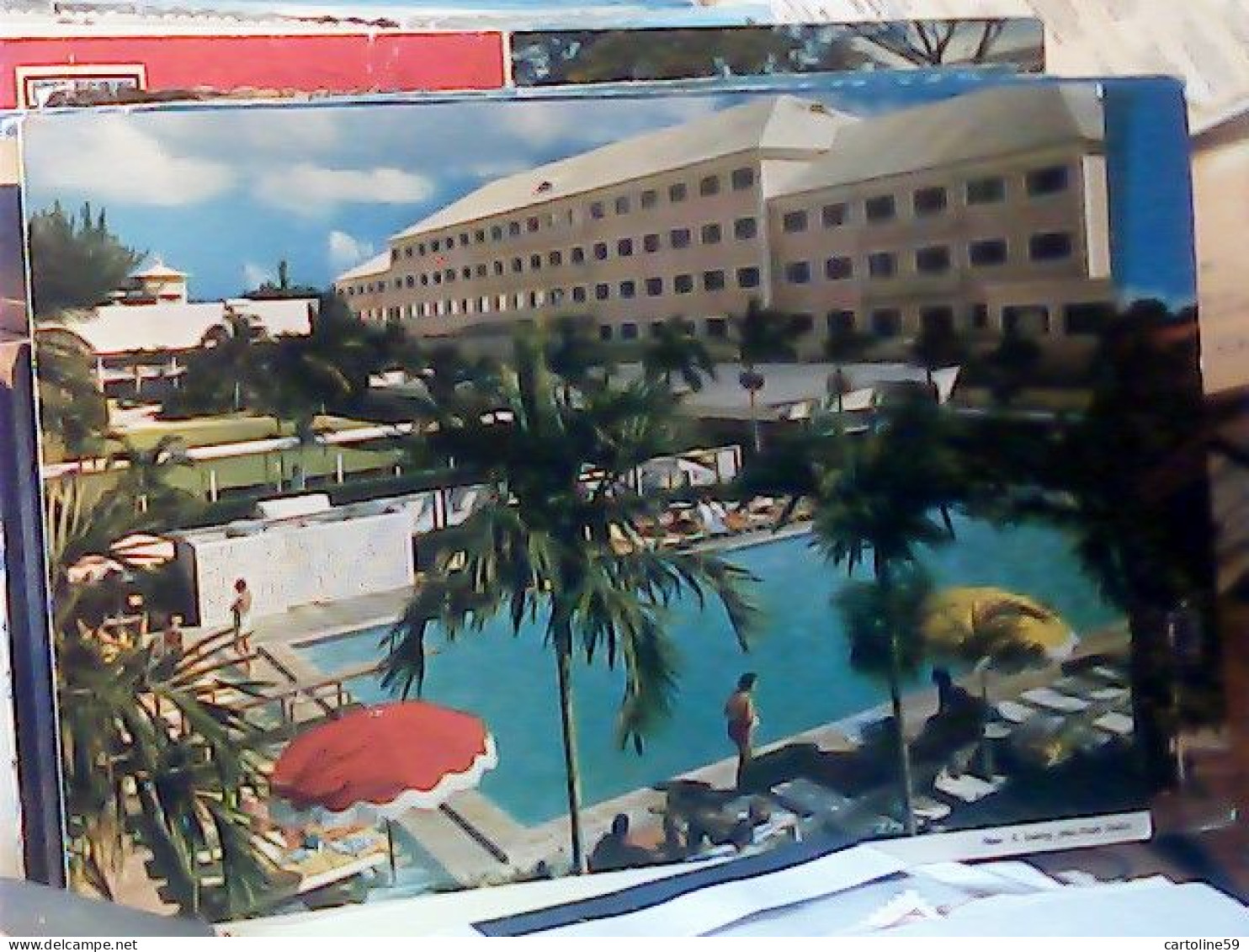 NASSAU, BAHAMAS - EMERALD BEACH HOTEL PISCINA  N1980 JM1794 - Bahamas