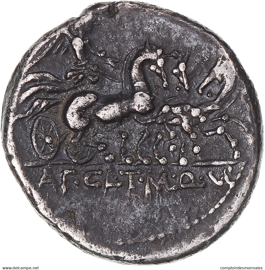 Monnaie, Claudia, Denier, 111-110 BC, Rome, TTB, Argent, Sear:176 - République (-280 à -27)