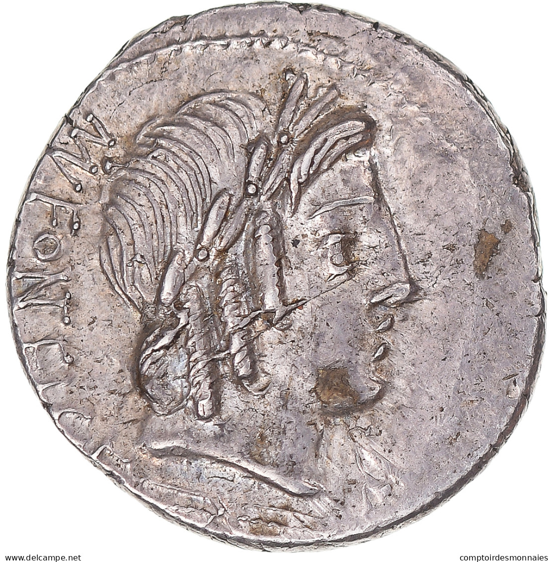 Monnaie, Fonteia, Denier, 85 BC, Rome, TTB+, Argent, Sear:272, Crawford:353/1a - Republiek (280 BC Tot 27 BC)