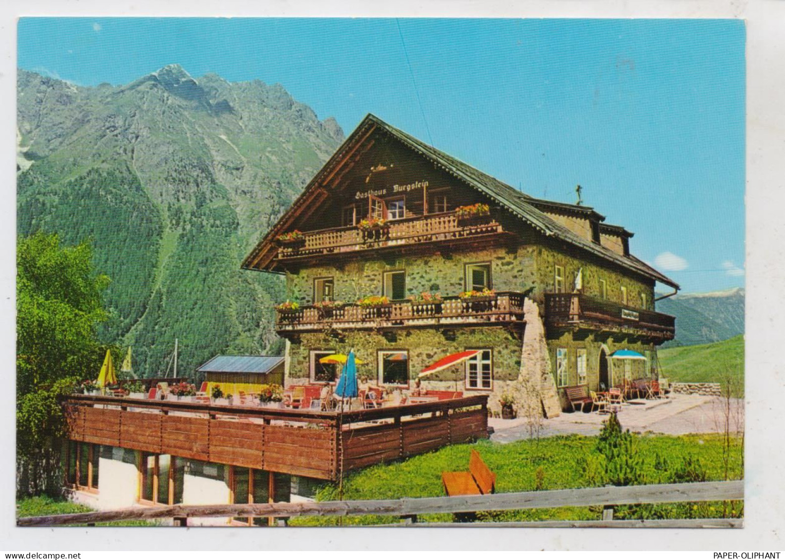 A 6444 LÄNGENFELD, Alpengasthof Burgstein - Längenfeld