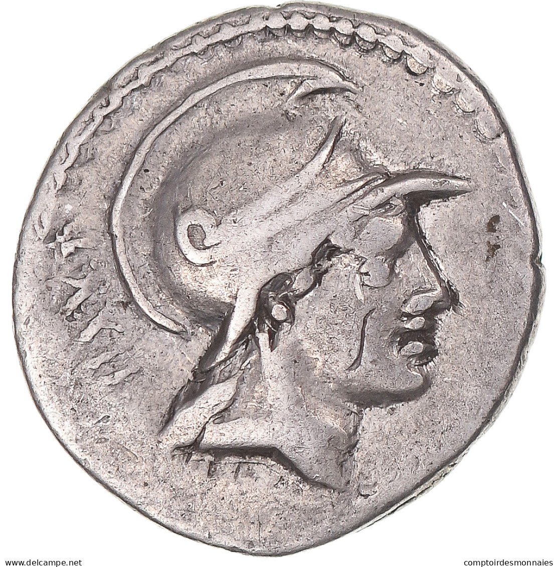 Monnaie, Satriena, Denier, 77 BC, Rome, TB+, Argent, Sear:319 - Republiek (280 BC Tot 27 BC)