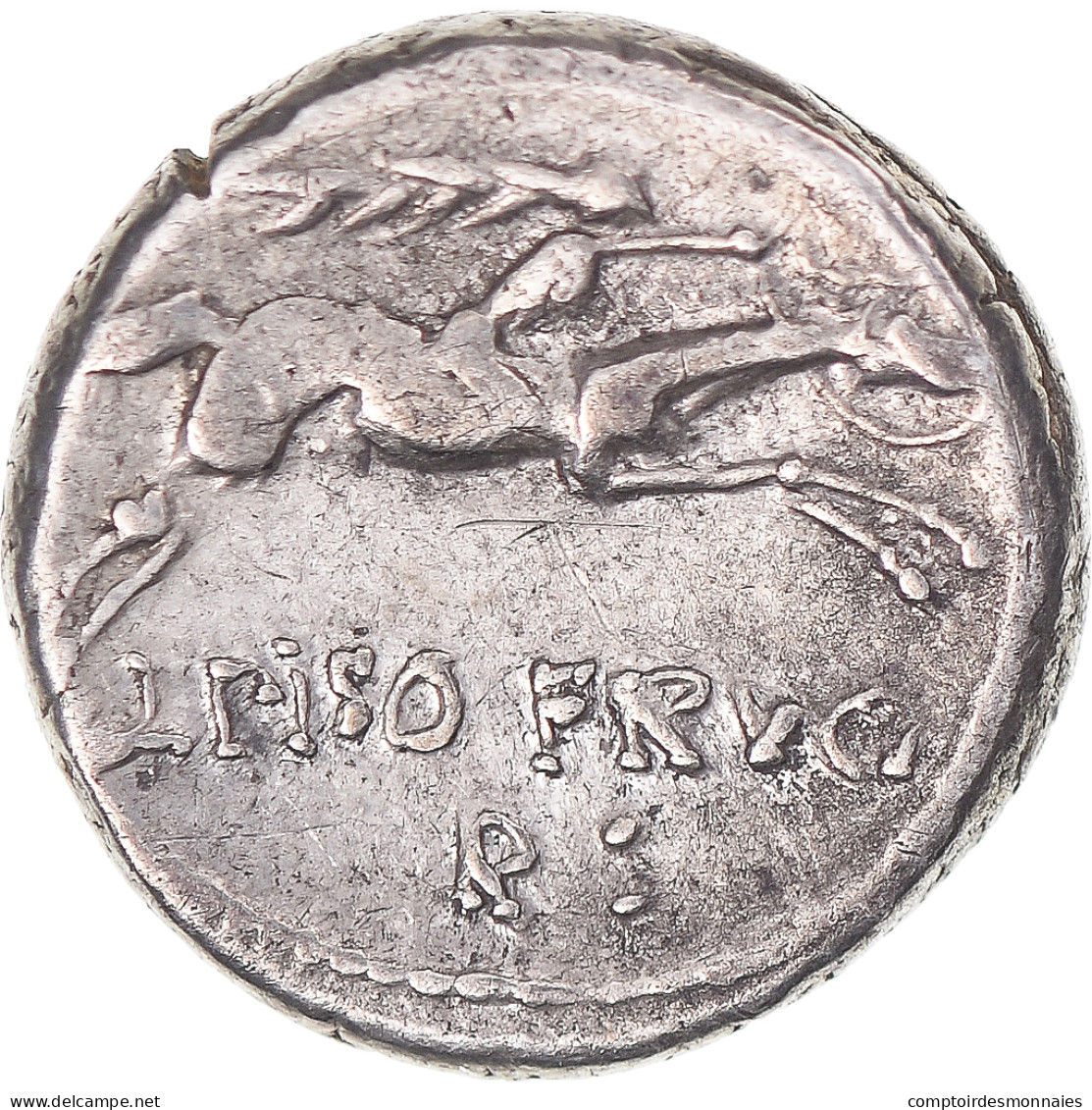 Monnaie, Calpurnia, Denier, 90 BC, Rome, TTB, Argent, Crawford:340 - Repubblica (-280 / -27)