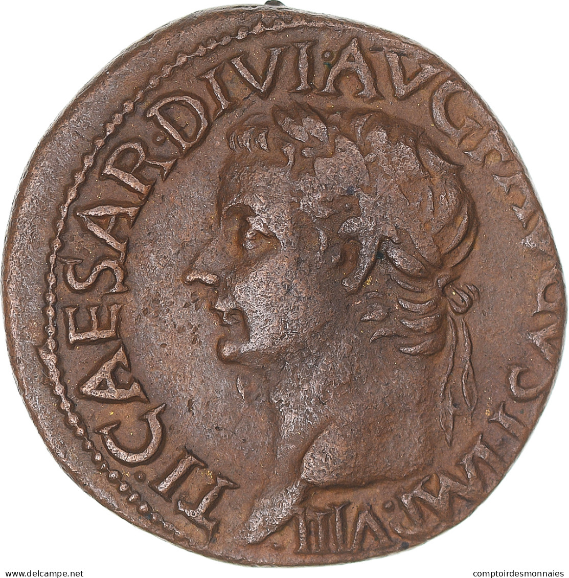 Monnaie, Tibère, As, 34-35, Rome, TTB+, Bronze, RIC:52 - Les Julio-Claudiens (-27 à 69)