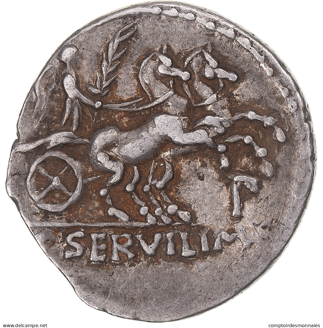 Monnaie, Servilia, Denier, 100 BC, Rome, TB+, Argent, Sear:207, Crawford:328/1 - Republic (280 BC To 27 BC)