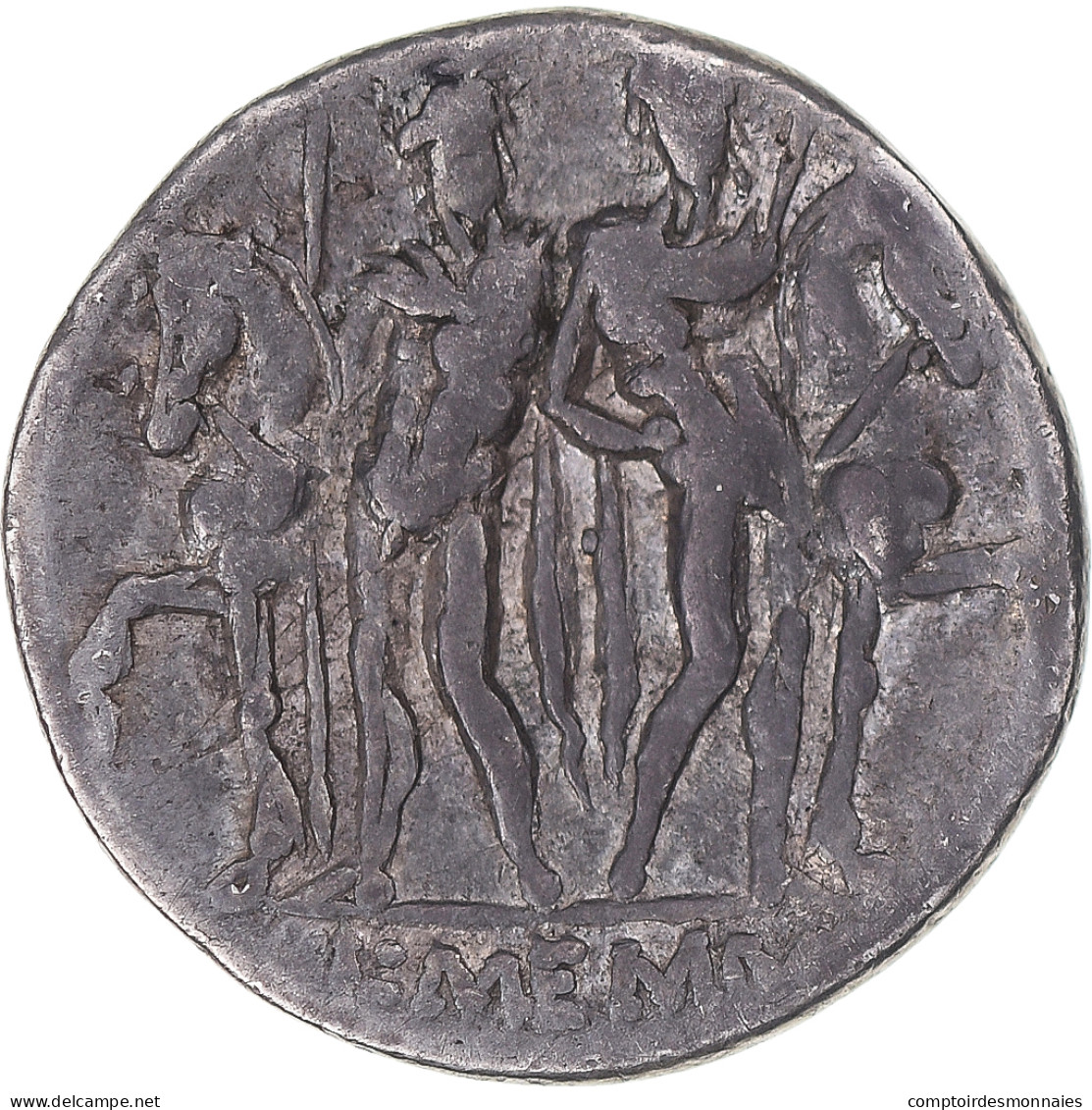 Monnaie, Memmia, Denier, 109-108 BC, Rome, TB+, Argent, Sear:181, Crawford:304/1 - Republiek (280 BC Tot 27 BC)