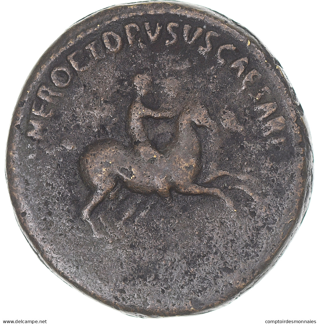 Monnaie, Nero And Drusus Caesars, Dupondius, 40-41, Rome, TB+, Bronze, RIC:49 - La Dinastía Julio-Claudia (-27 / 69)