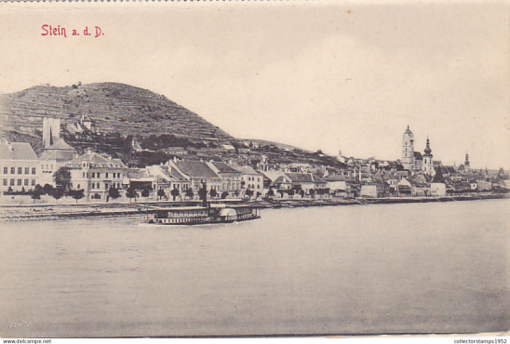 KREMS AN DER DONAU STEIN NEIGHBORHOOD, WATERFRONT VIEW, SHIP - Krems An Der Donau