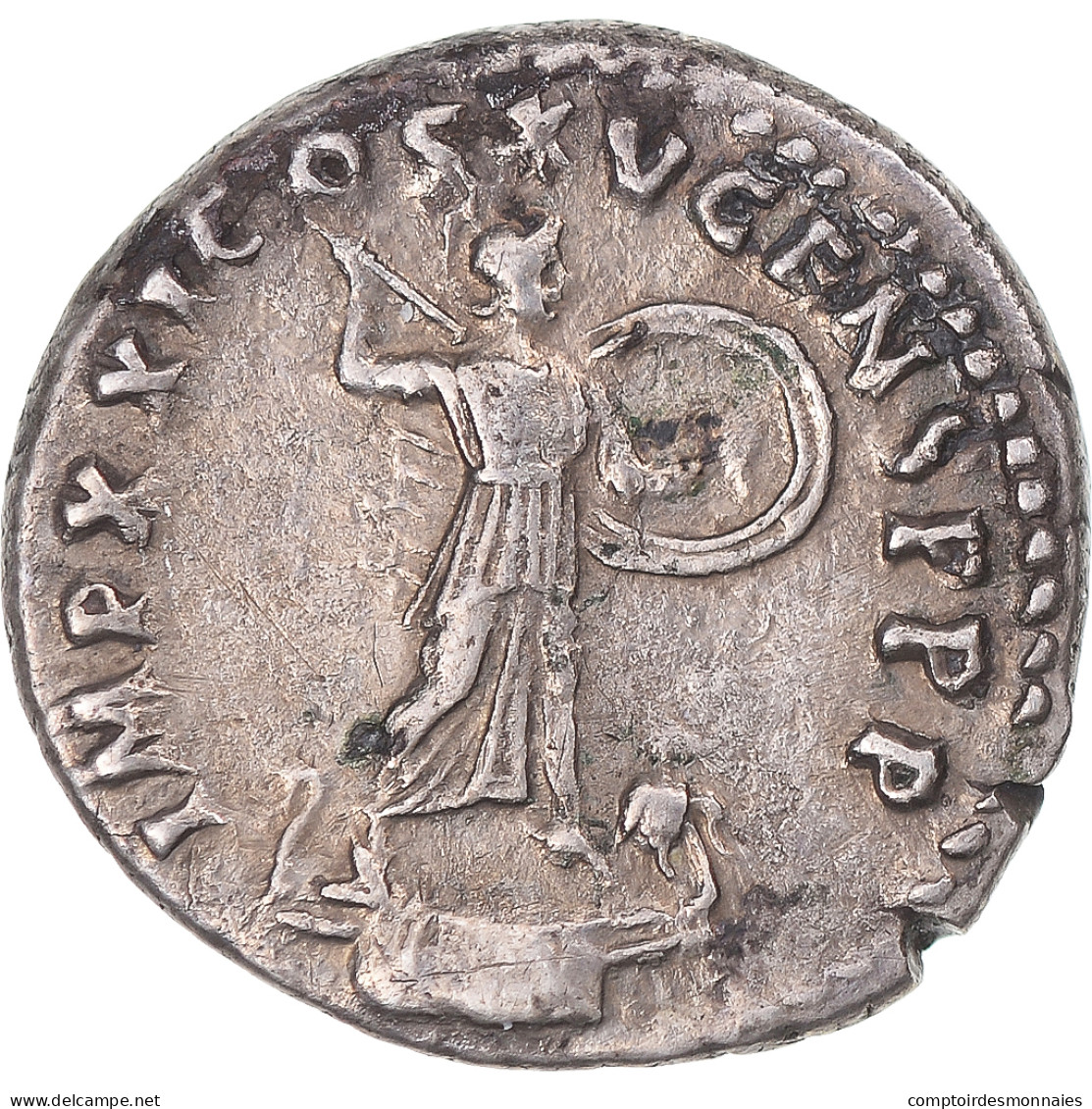 Monnaie, Domitien, Denier, 92-93, Rome, TTB+, Argent, RIC:172 - La Dinastia Flavia (69 / 96)