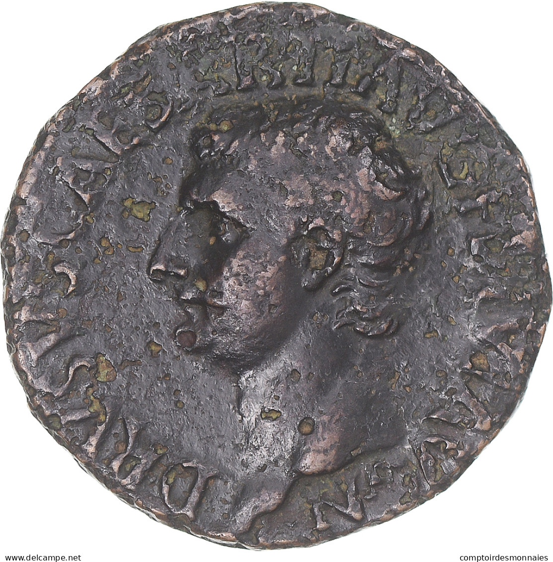 Monnaie, Drusus, As, 23, Rome, TB, Bronze, RIC:45 - La Dinastia Giulio-Claudia Dinastia (-27 / 69)