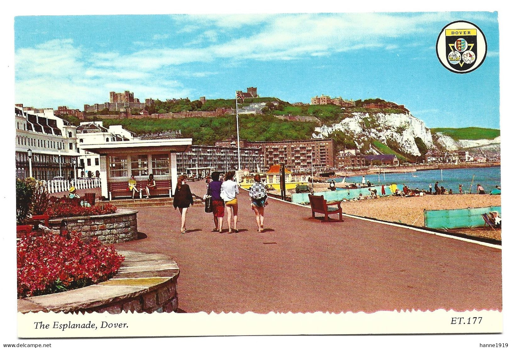 Dover The Esplanade Photo Card Kent England Htje - Dover