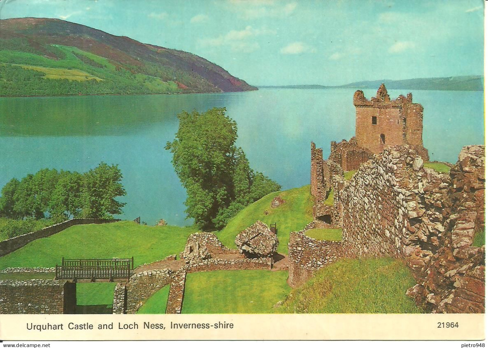 Urquhart Castle And Loch Ness (Inverness-Shire, Scozia) View, Panorama, Vue, Ansicht - Inverness-shire