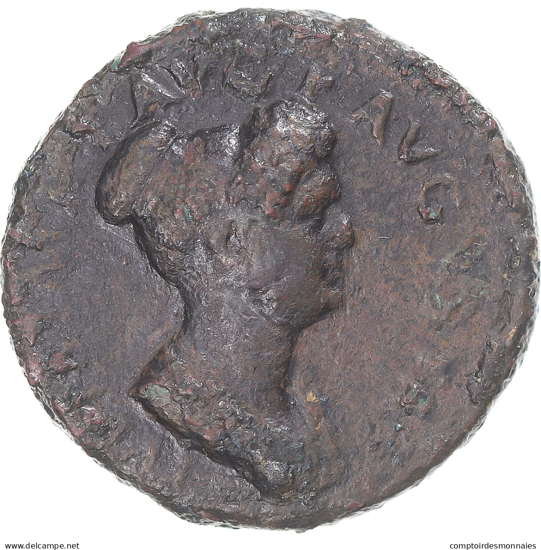 Monnaie, Julia Titi, Dupondius, 79-80, Rome, TB, Bronze, RIC:180 - Les Flaviens (69 à 96)