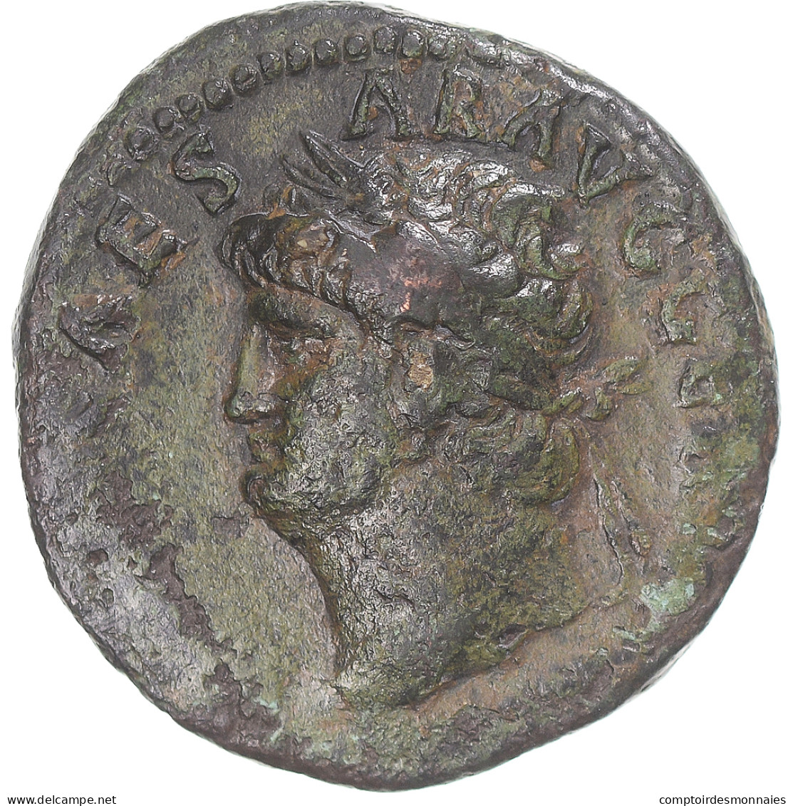 Monnaie, Néron, As, 66, Rome, TB+, Bronze, RIC:348 - The Julio-Claudians (27 BC To 69 AD)