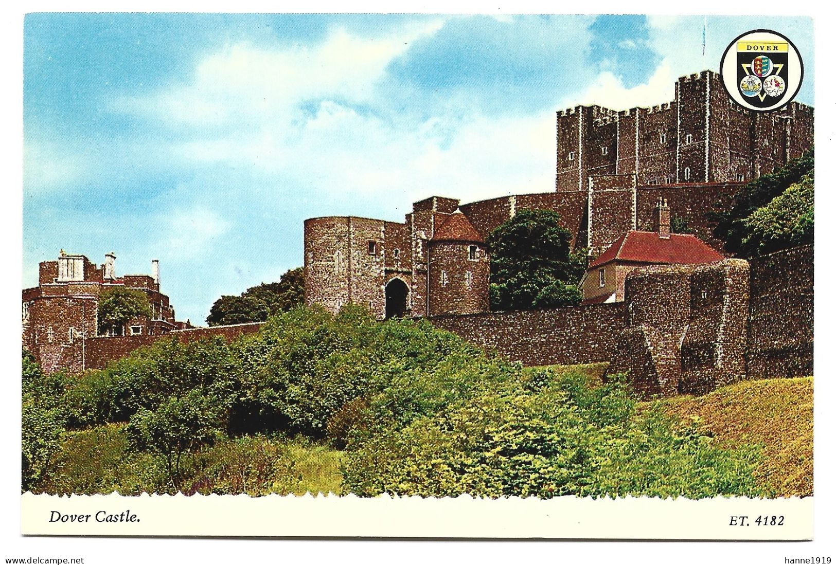 Dover Castle Photo Card Kent England Htje - Dover