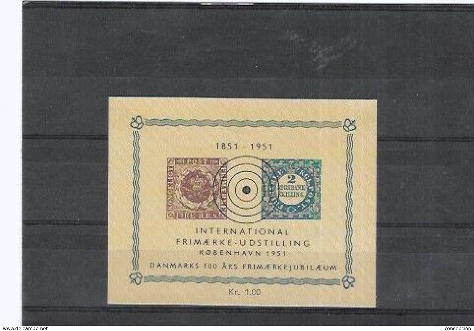 DINAMARCA BLOCK INTERNACIONAL    UDSTILLING  KOBENHAVN 1951 - Blocks & Sheetlets