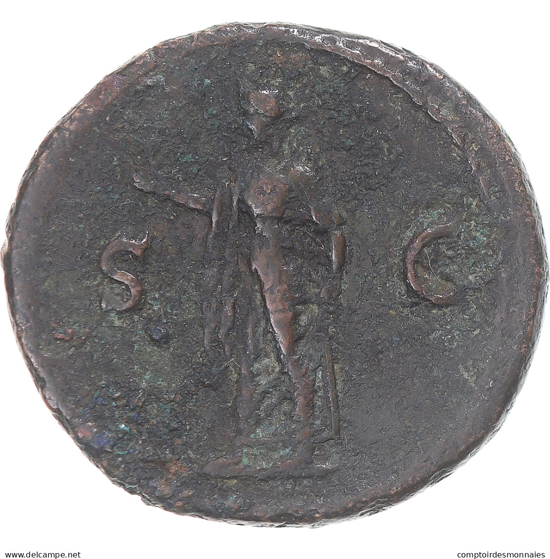 Monnaie, Vespasien, As, 73, Rome, TB+, Bronze, RIC:596 - Les Flaviens (69 à 96)
