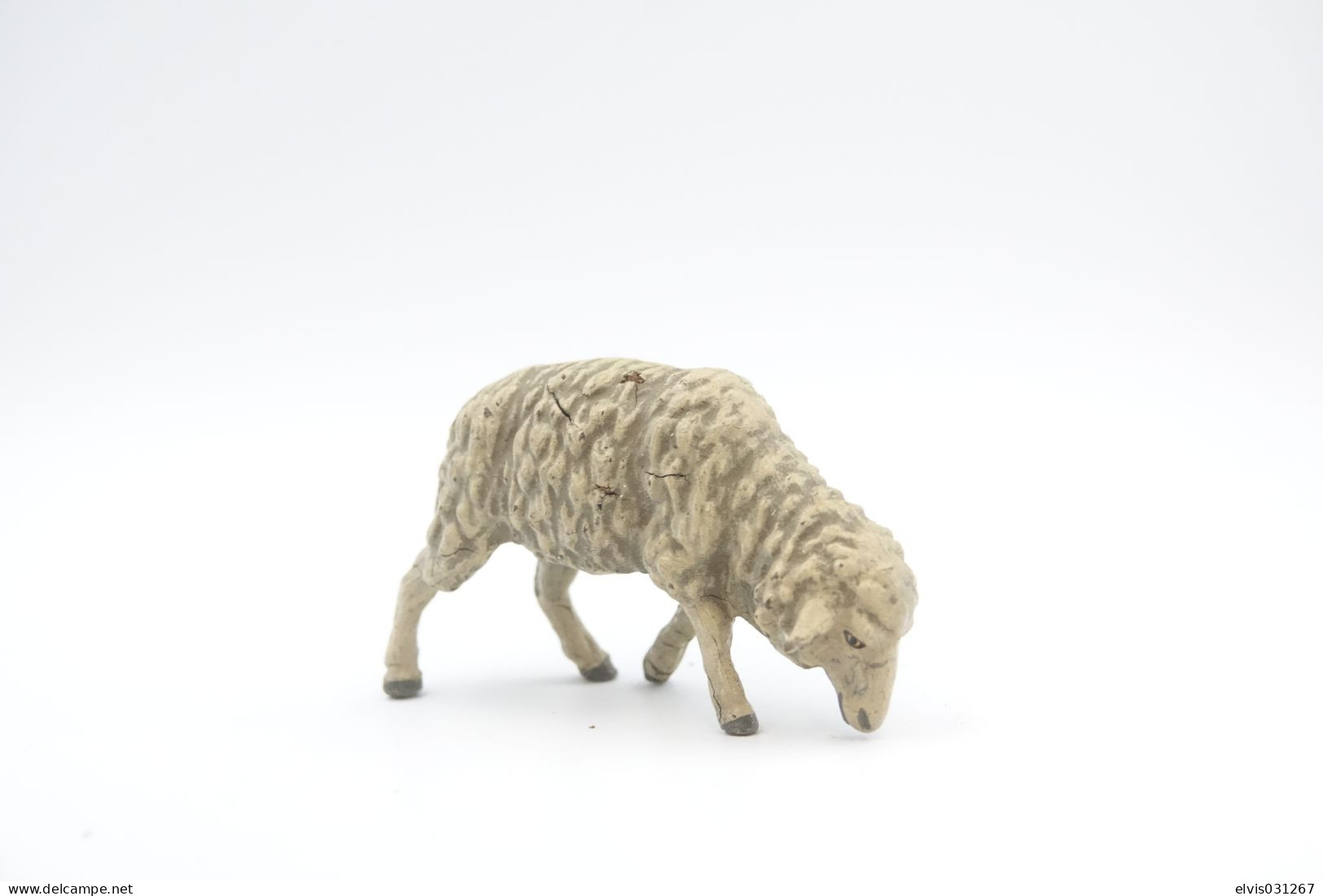 Elastolin, Lineol Hauser, Animals Sheep N°4019, Vintage Toy 1930's - Beeldjes