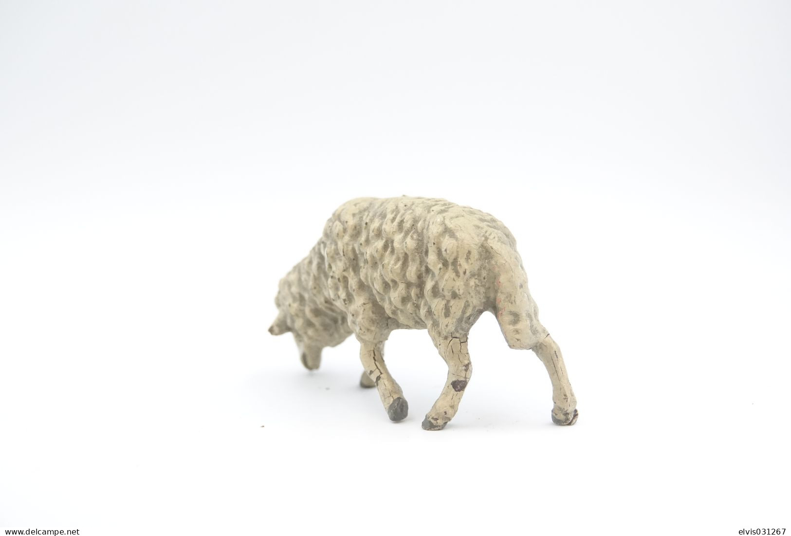Elastolin, Lineol Hauser, Animals Sheep N°4019, Vintage Toy 1930's - Beeldjes