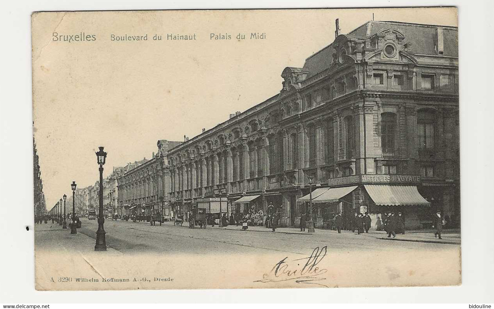 CPA-BRUXELLES " Boulevard Du Hainaut -Palais Du Midi " - Avenues, Boulevards