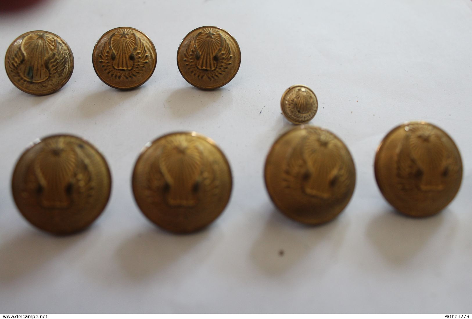 Lot De Boutons Armée De L'air Pour Veste Et Manteau De Tenue De Sortie - Buttons