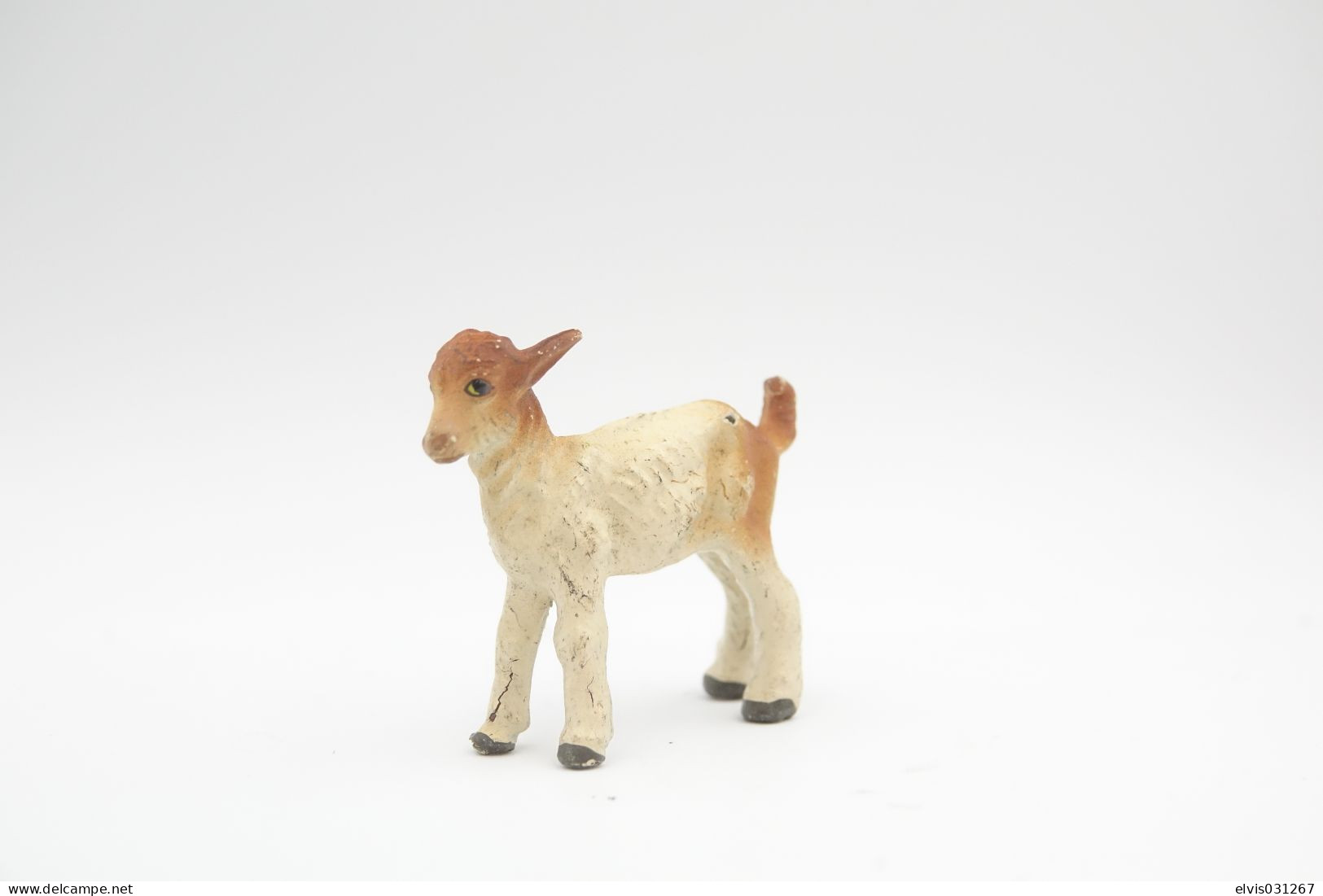 Elastolin, Lineol Hauser, Animals Baby Goat N°4018, Vintage Toy 1930's - Small Figures