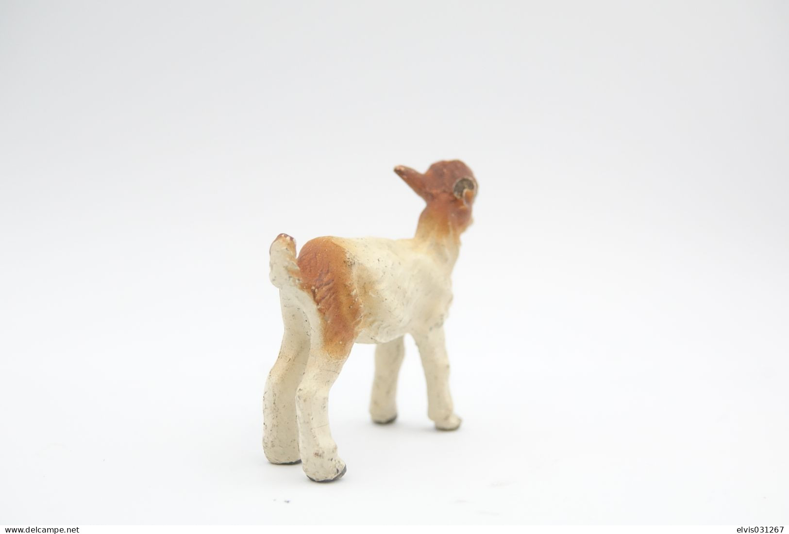 Elastolin, Lineol Hauser, Animals Baby Goat N°4018, Vintage Toy 1930's - Small Figures