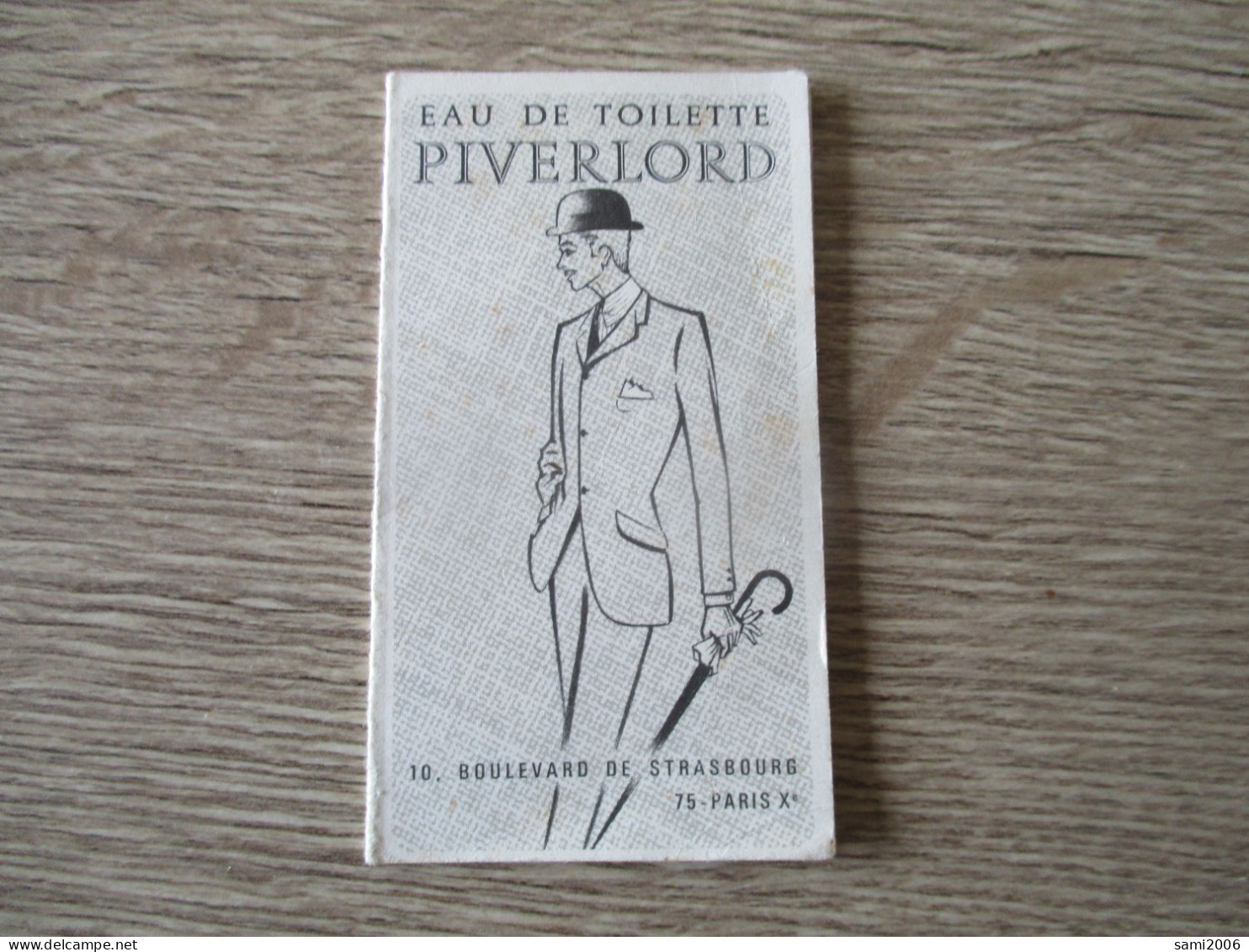 PETITE CARTE PARFUM EAU DE TOILETTE PIVERLORD CALENDRIER 1969 - Pubblicitari (riviste)