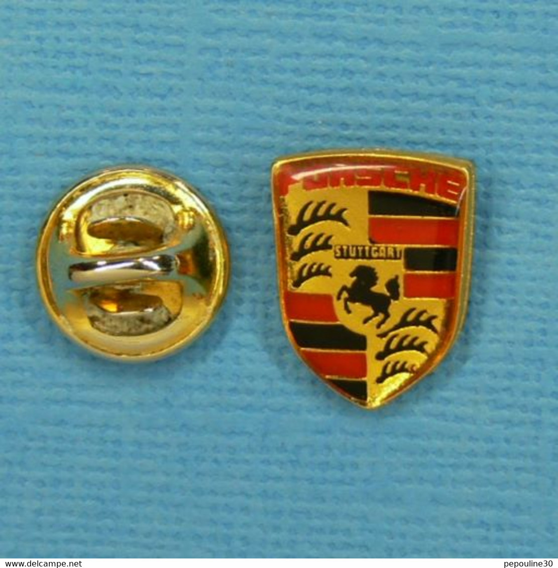 1 PIN'S // ** LOGO / PORSCHE STUTTGART ** - Porsche