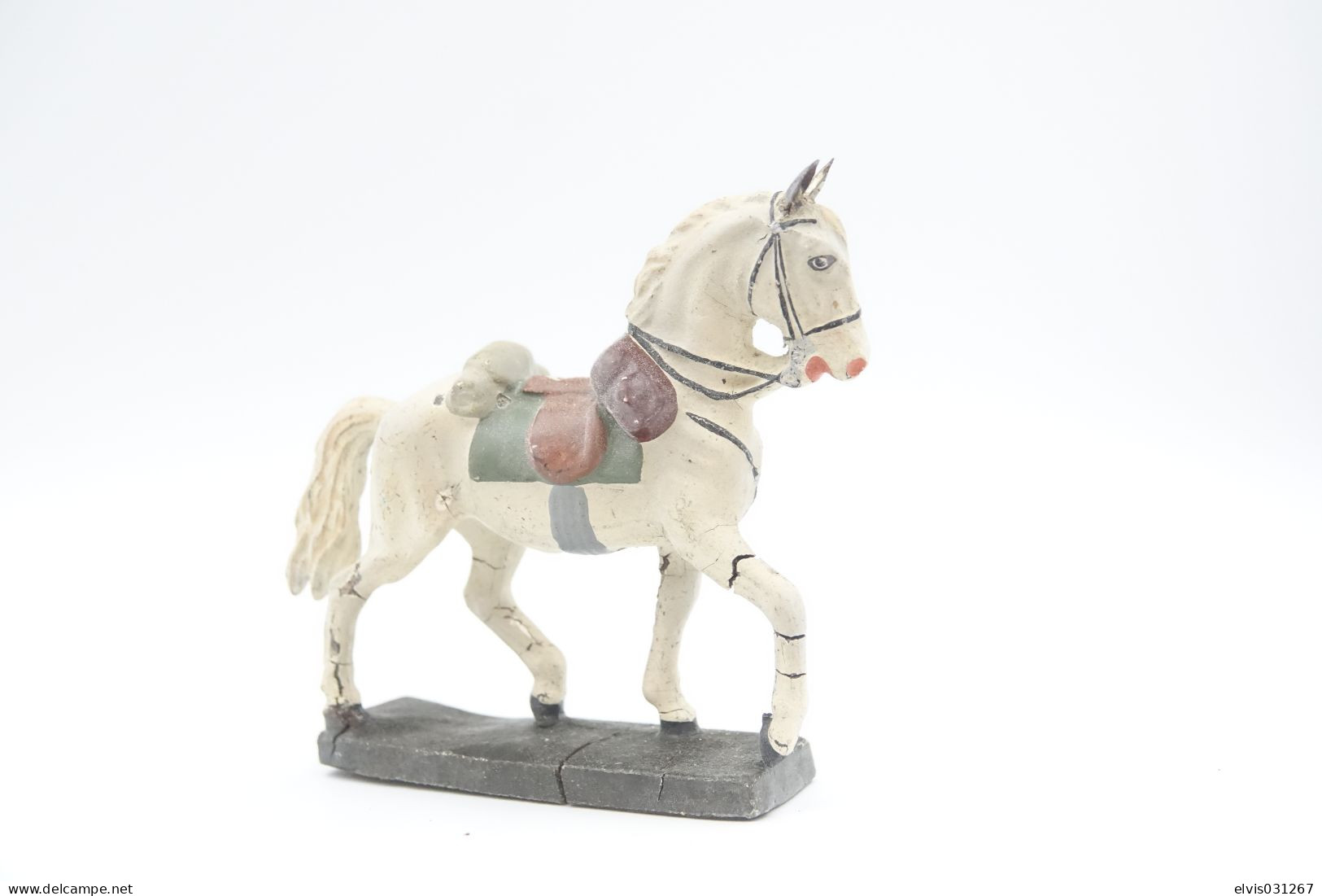 Elastolin, Lineol Hauser, German Soldier Horse ( SA Wehrmacht ), Vintage Toy Soldier - Figurini & Soldatini