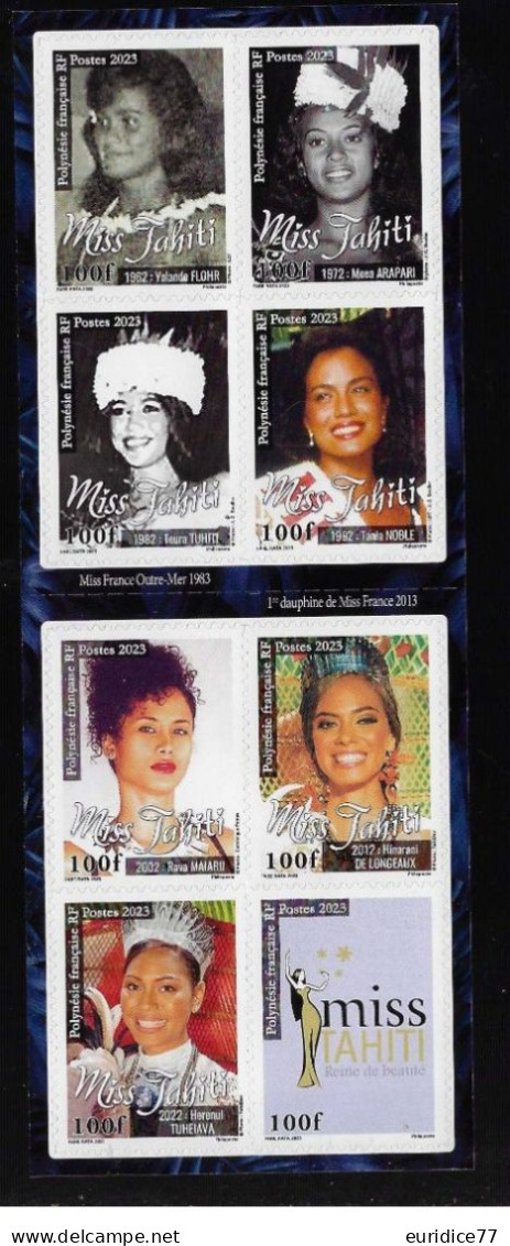 French Polynesie 2023 - Carnet Miss Tahiti Mnh** - Neufs